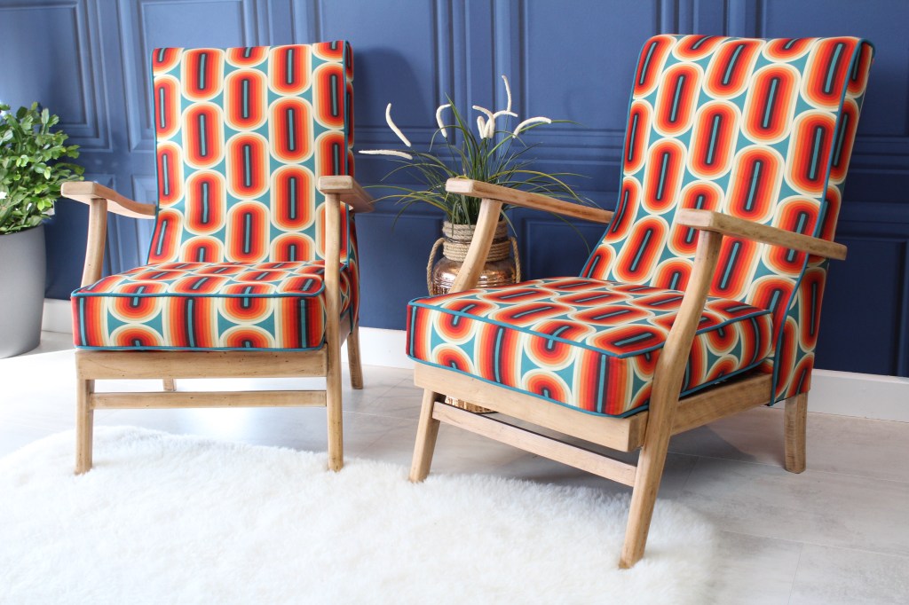 SOLD – Restored Retro Style Parker Knoll&nbsp;Chairs