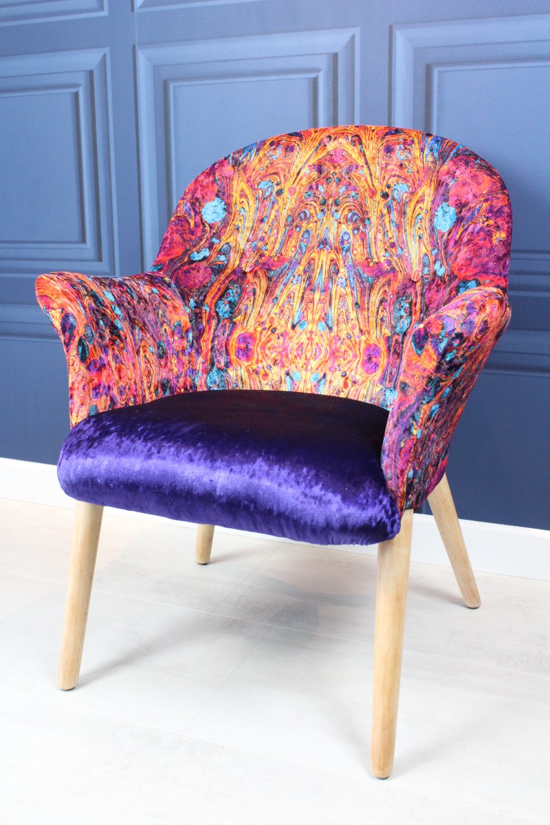 Rare Vintage Toothill Cocktail Chair – Love Refurbished by Gosia MacKinnon