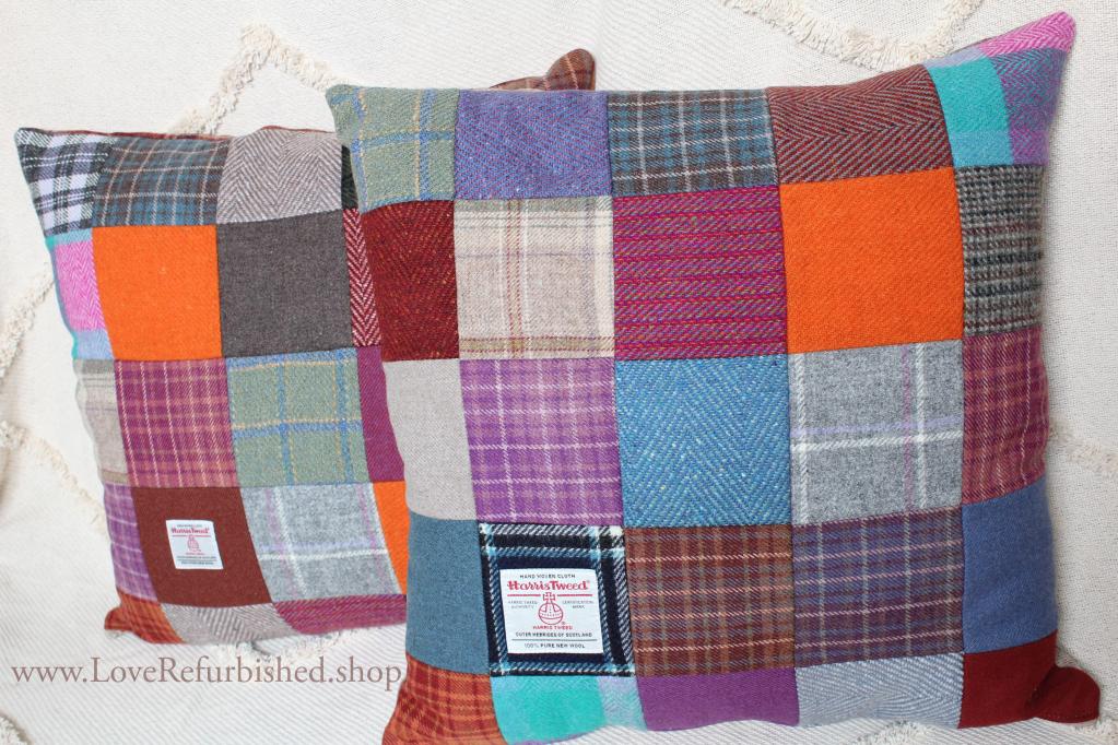 Patchwork Cushions 100% Wool