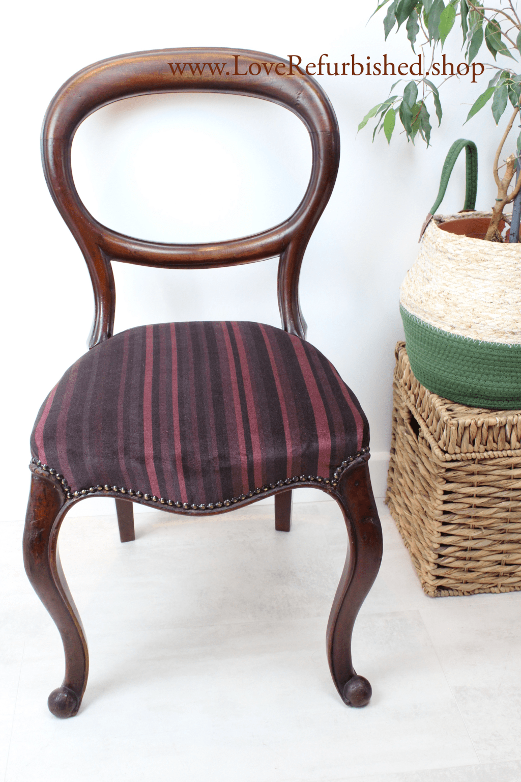 Victorian Balloon Back Dining / Hallway Chairs